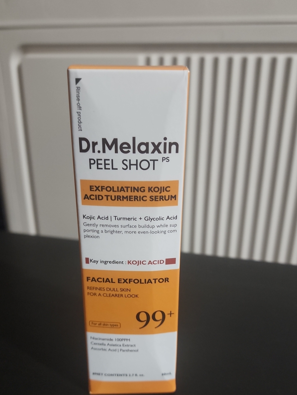 NIB Peel Shot Exfoliating Kojic Acid Turmeric Serum - Orange